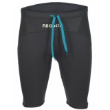 Short En Néoprène 2 Mm Pour Homme - Pour Surf, Plongée, Canoë - Taille Haute Ajustable, Noir